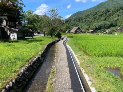 合掌地区　荻町用水路工事 | 護岸工事
